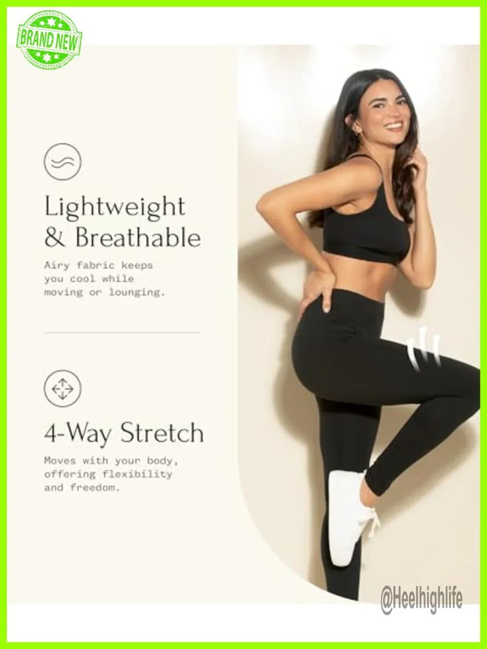 Velvety Super Soft 4-Way Stretch High-Waist Yoga Leggings 2-Pack